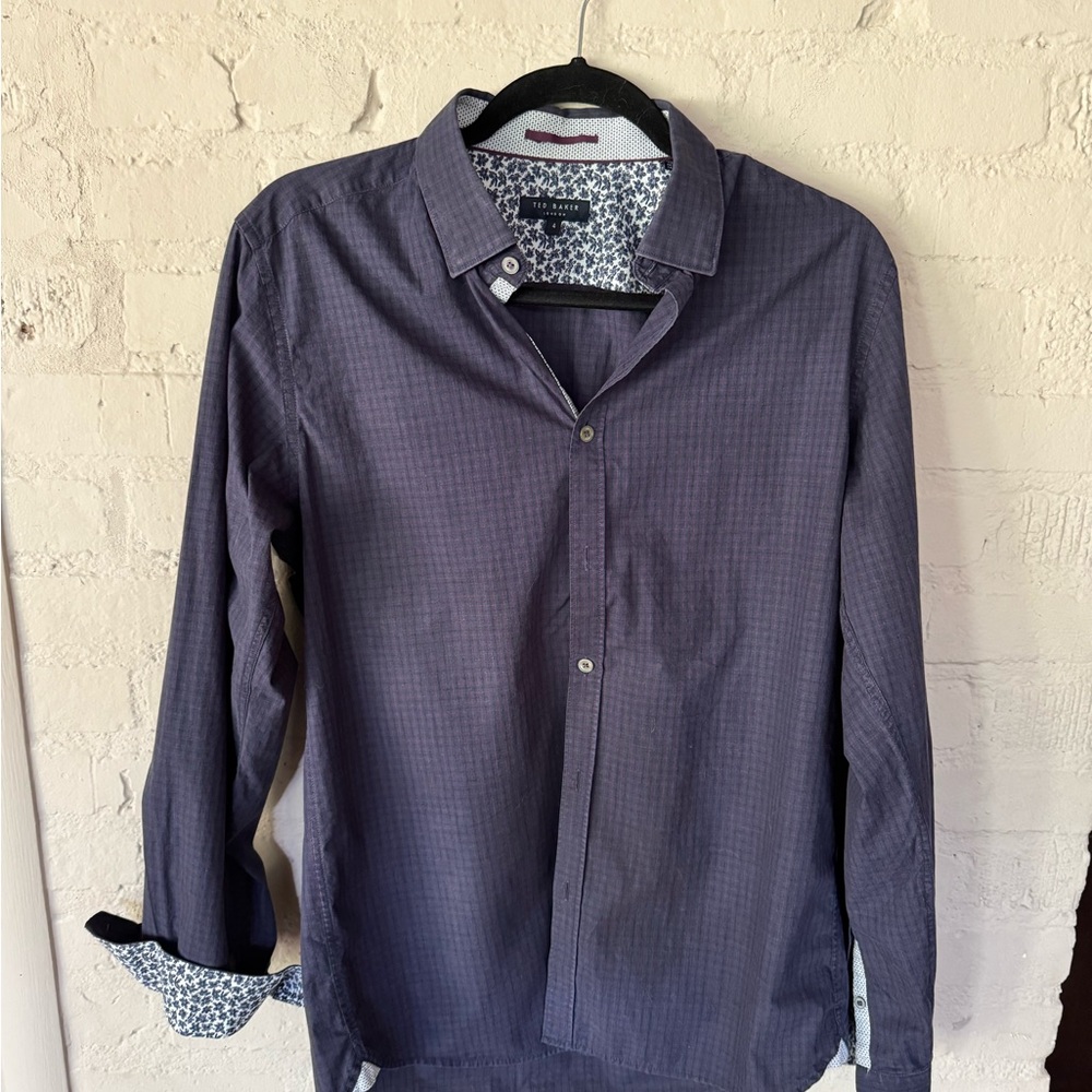 Ted Baker Men’s long sleeve shirt Size 4